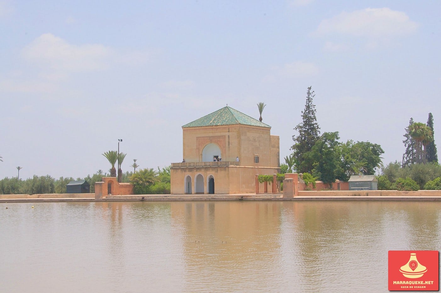 Jardom La Menara em Marrakech