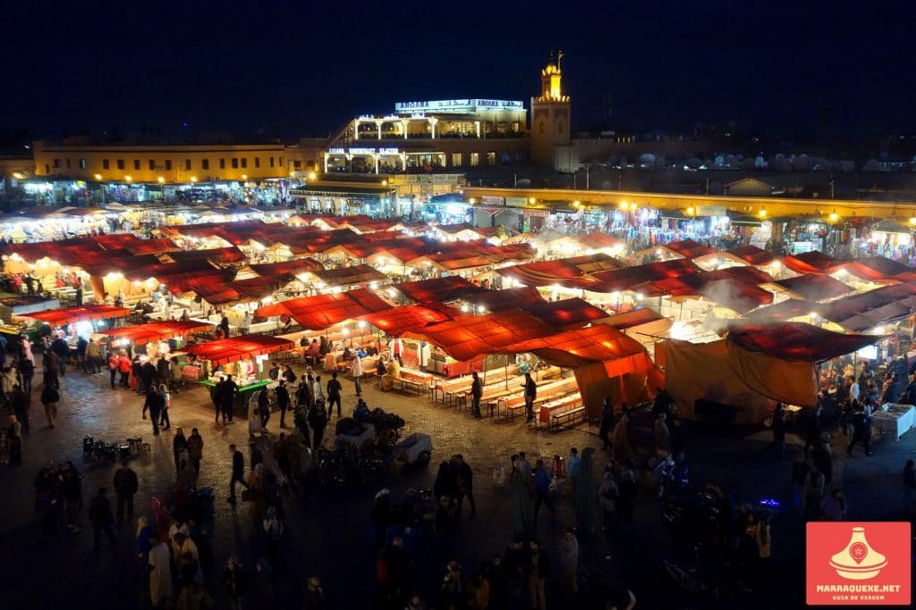 Jemaa el-Fna em Marraquexe