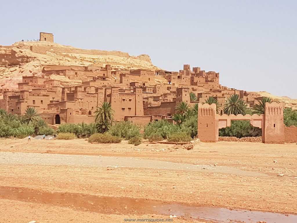 Vista do Ksar Ait Benhaddou em Ouarzazate