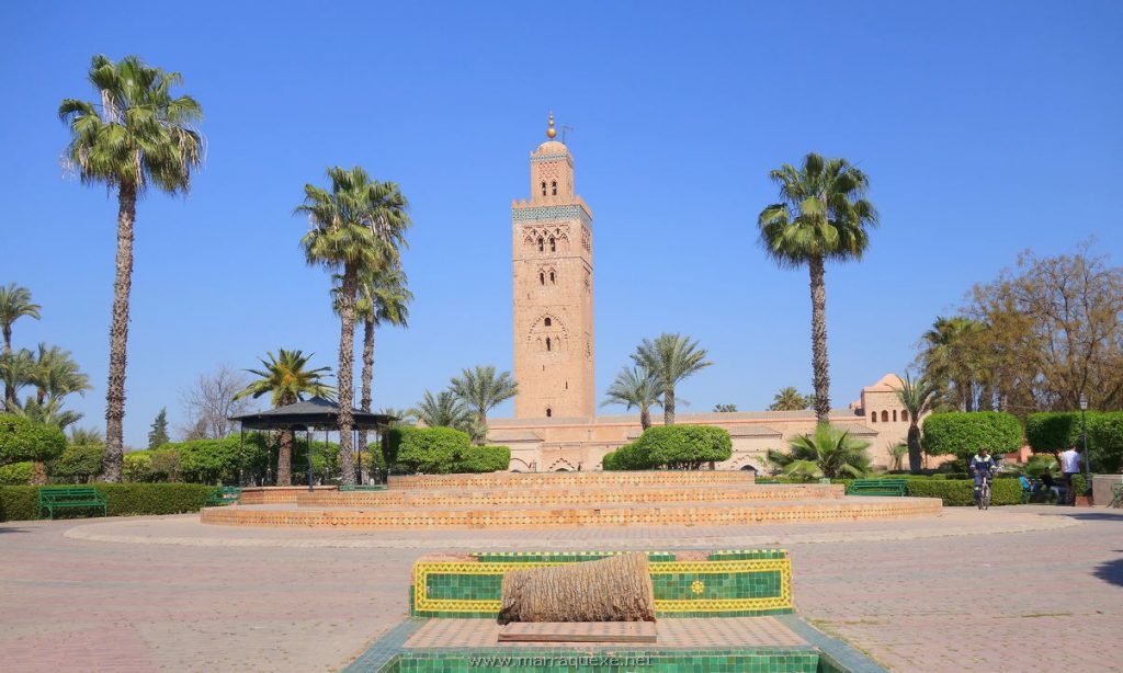 Mesquita Koutoubia em Marrakech