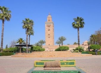 Mesquita Koutoubia em Marrakech