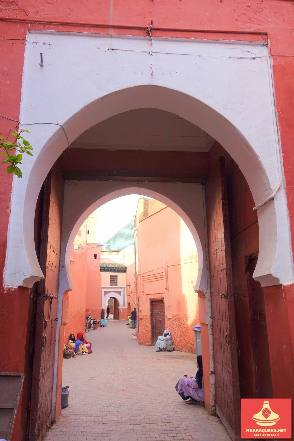 Entrada da Zaouia de Sidi Bel Abbès em Marraquexe