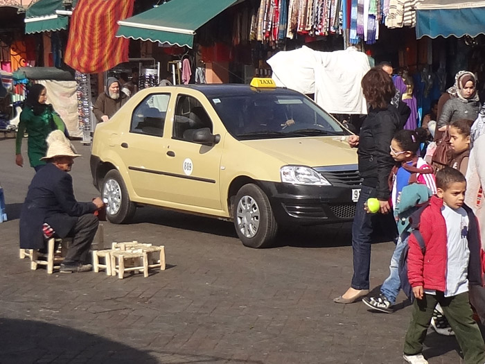 Petit taxi in Marrakech